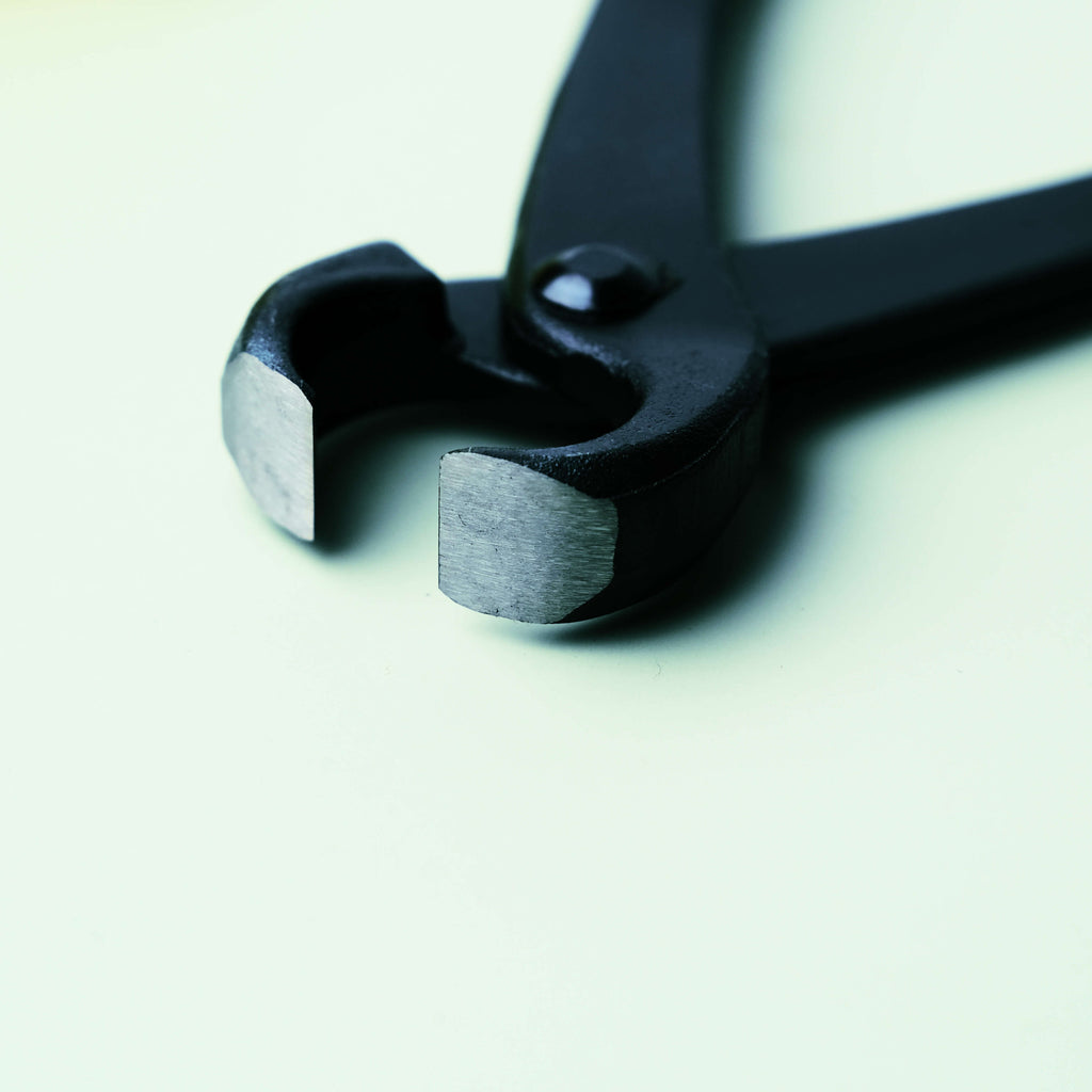 Fendeur de Tronc d'Arbre 210mm Noir Acier Carbone Outil de Façonnage Bonsaï