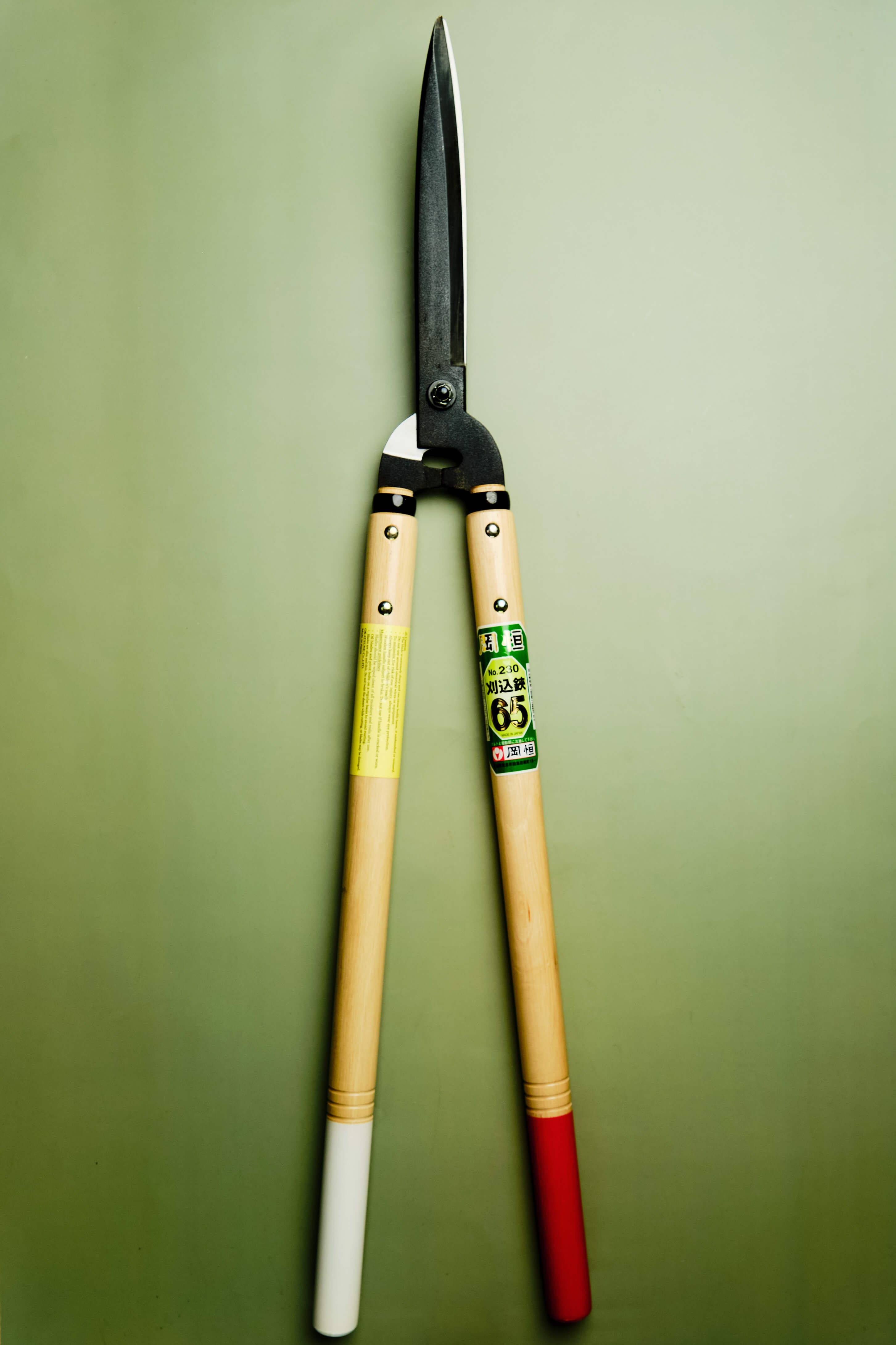 Cisaille japonaise, lame longue, long manche, acier carbone, outil de jardin