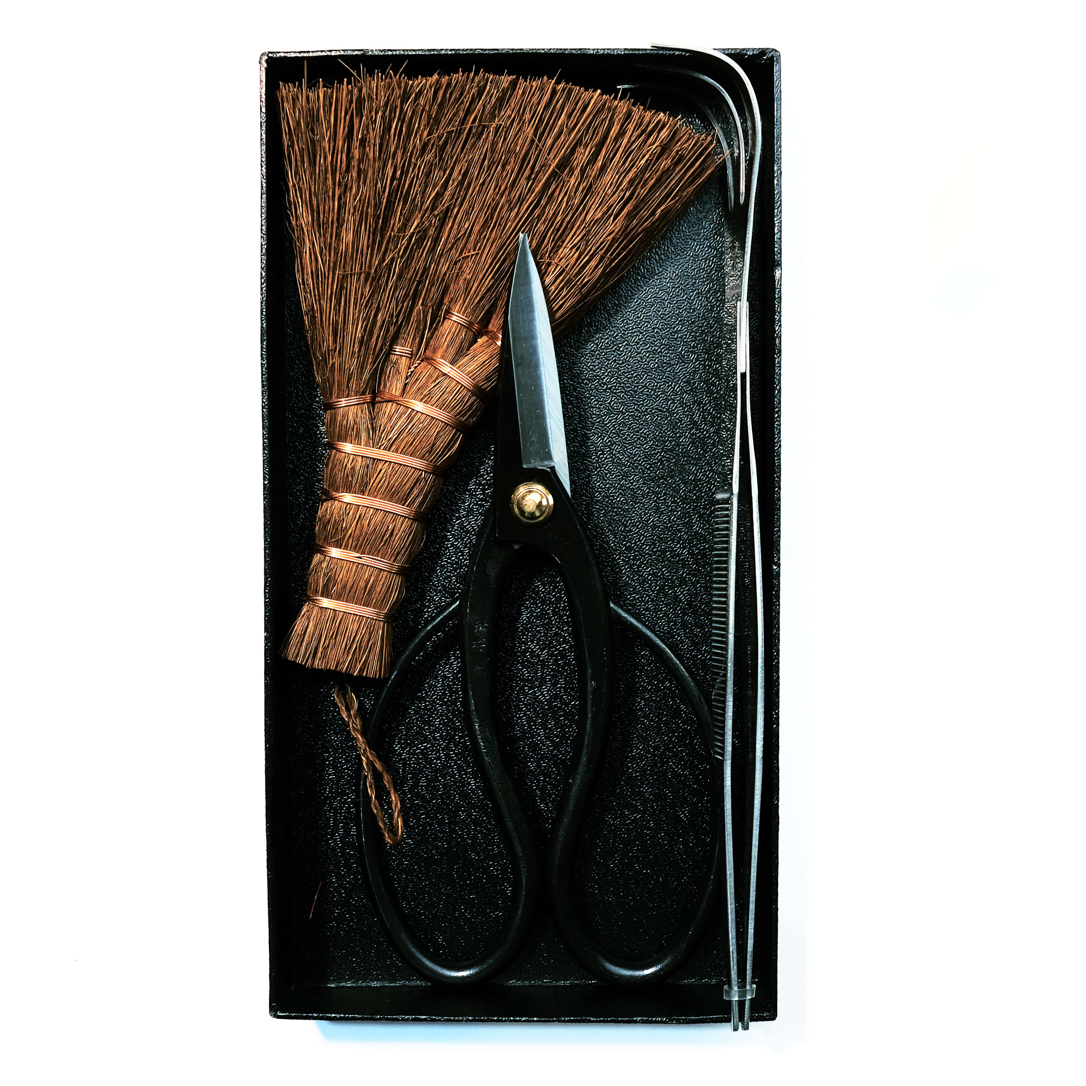 Ciseaux de bonsaï traditionnels en acier au carbone noir, de style papillon, outil de taille