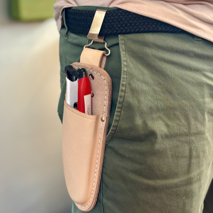 Étui en cuir pour sécateur de 180 mm