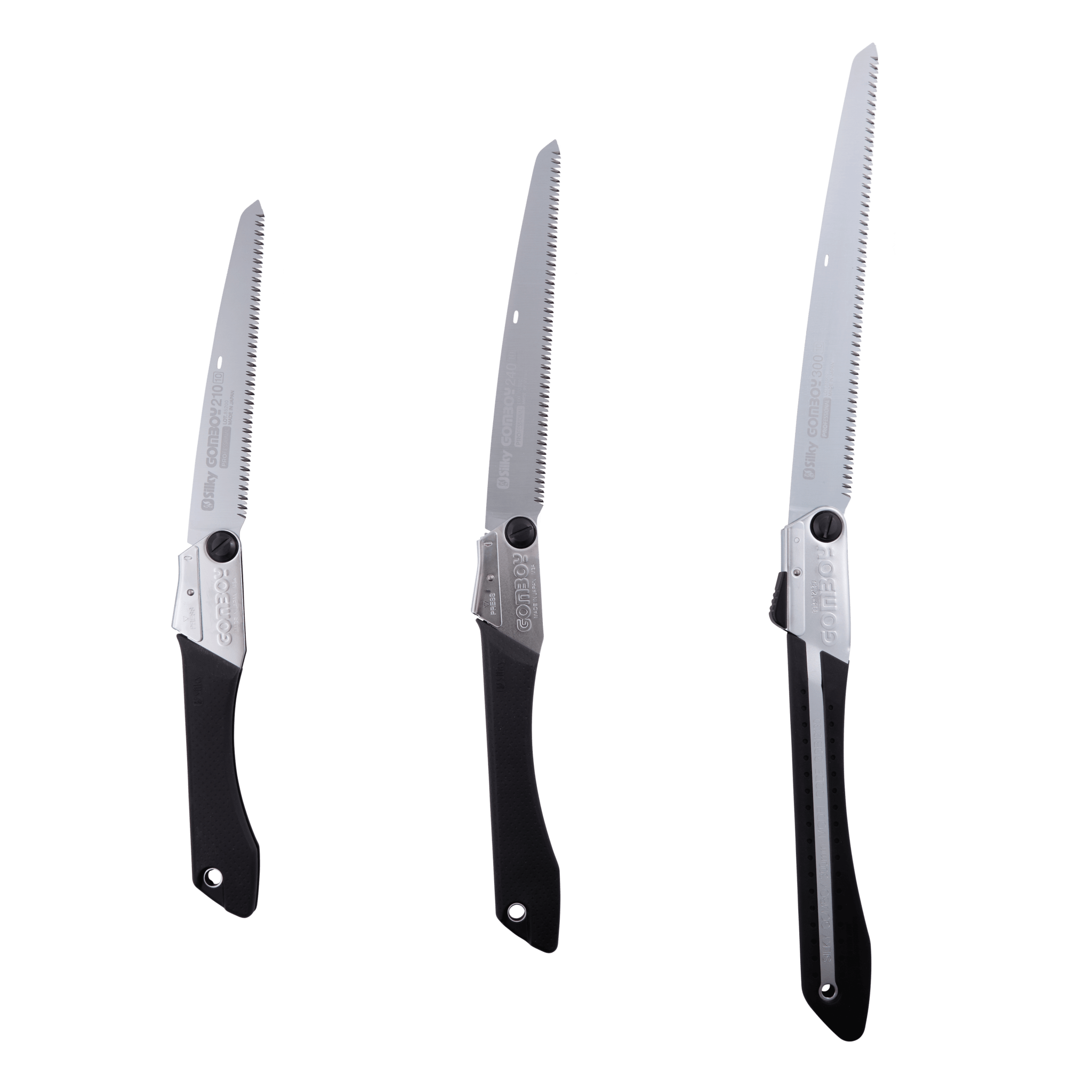Scie d'élagage pliable professionnelle à dents affûtées manche noir