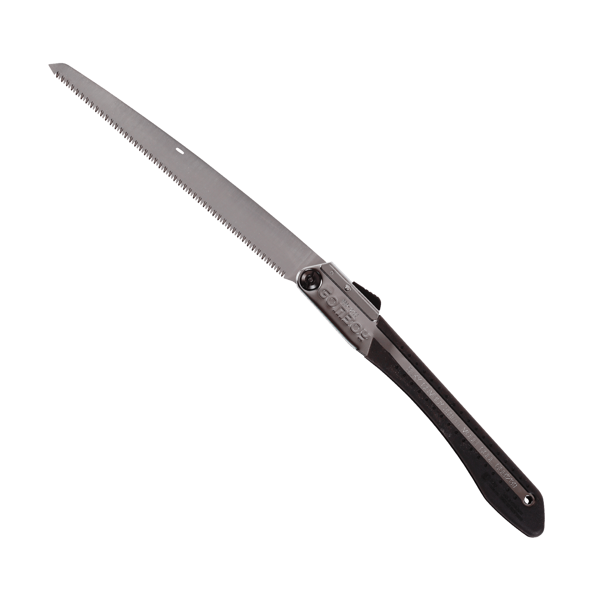 Scie d'élagage pliable professionnelle à dents affûtées manche noir
