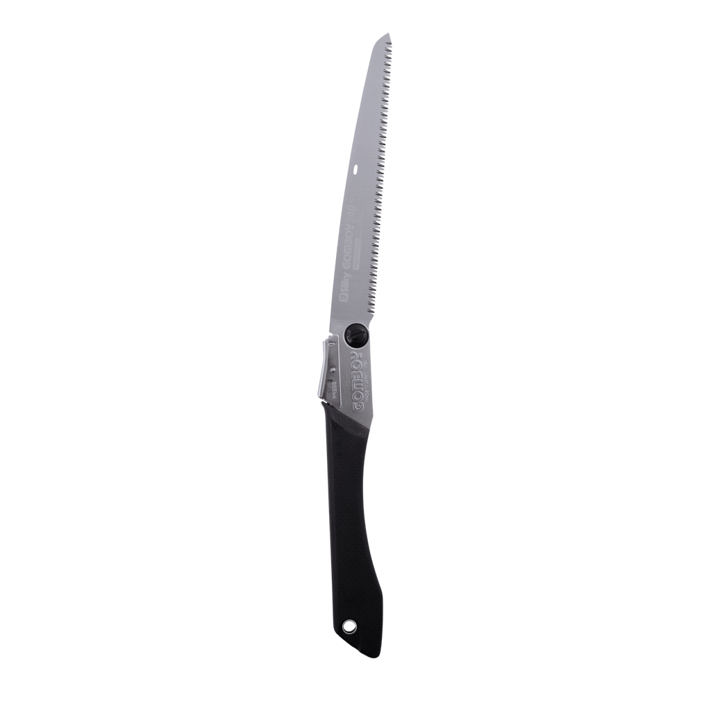 Scie d'élagage pliable professionnelle à dents affûtées manche noir
