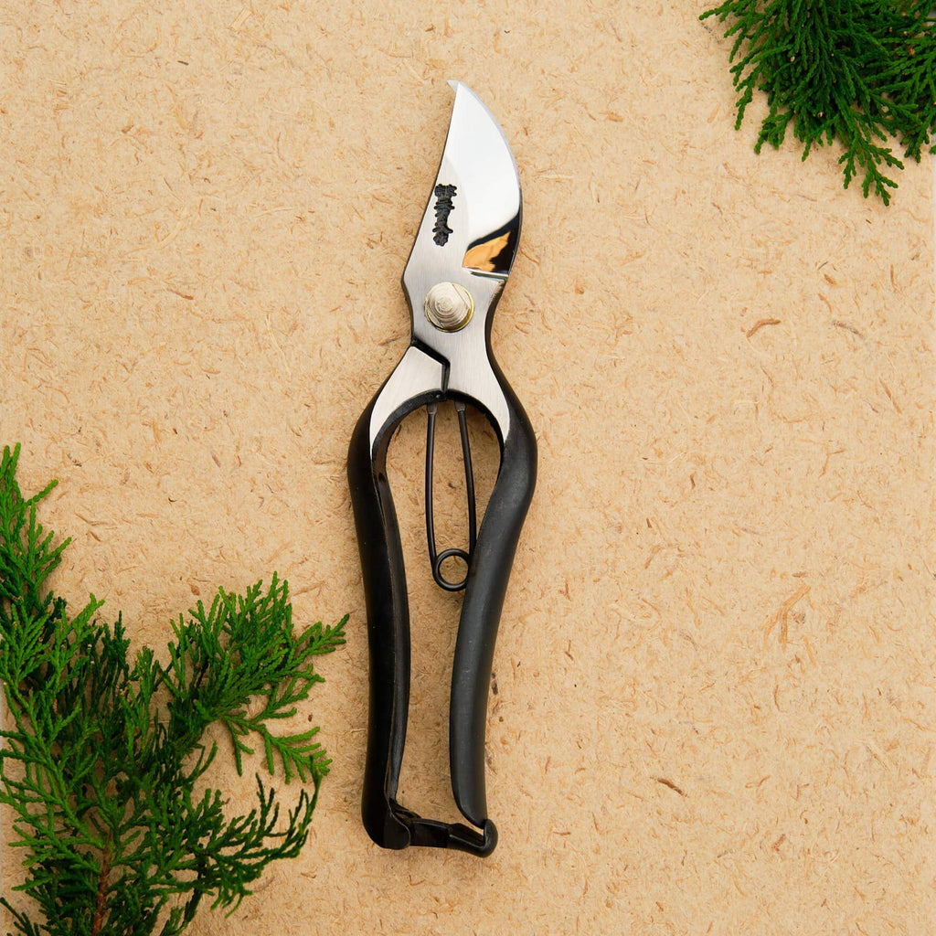 Sécateur en acier à haute teneur en carbone pour jardin et plantes d'intérieur 200 mm