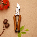 Sécateur japonais artisanal en cuir tanné - 200 mm