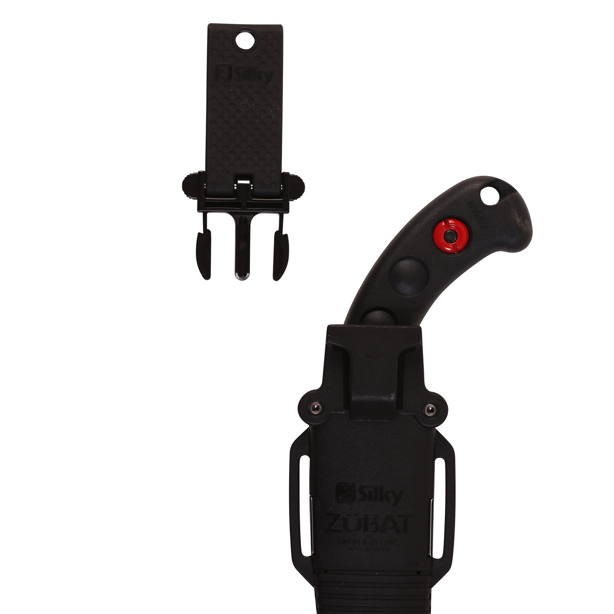 Scie d'élagage à denture courbée 330mm, manche ergonomique noir